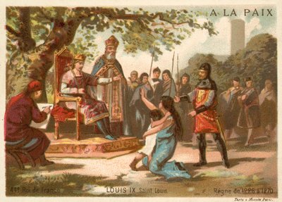 Luis IX de Francia de French School